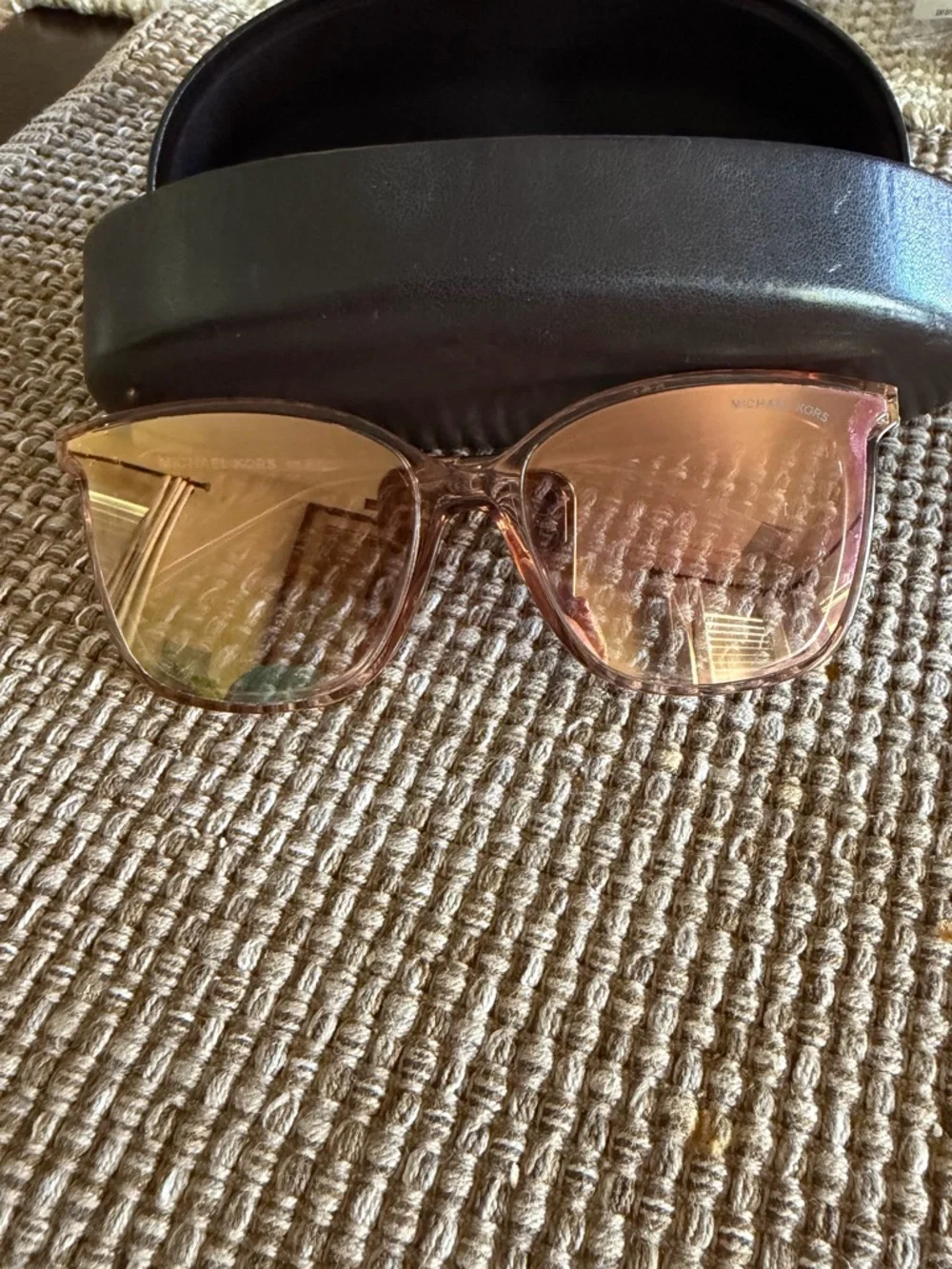 Michael Kors Zermatt rose gold sunglasses